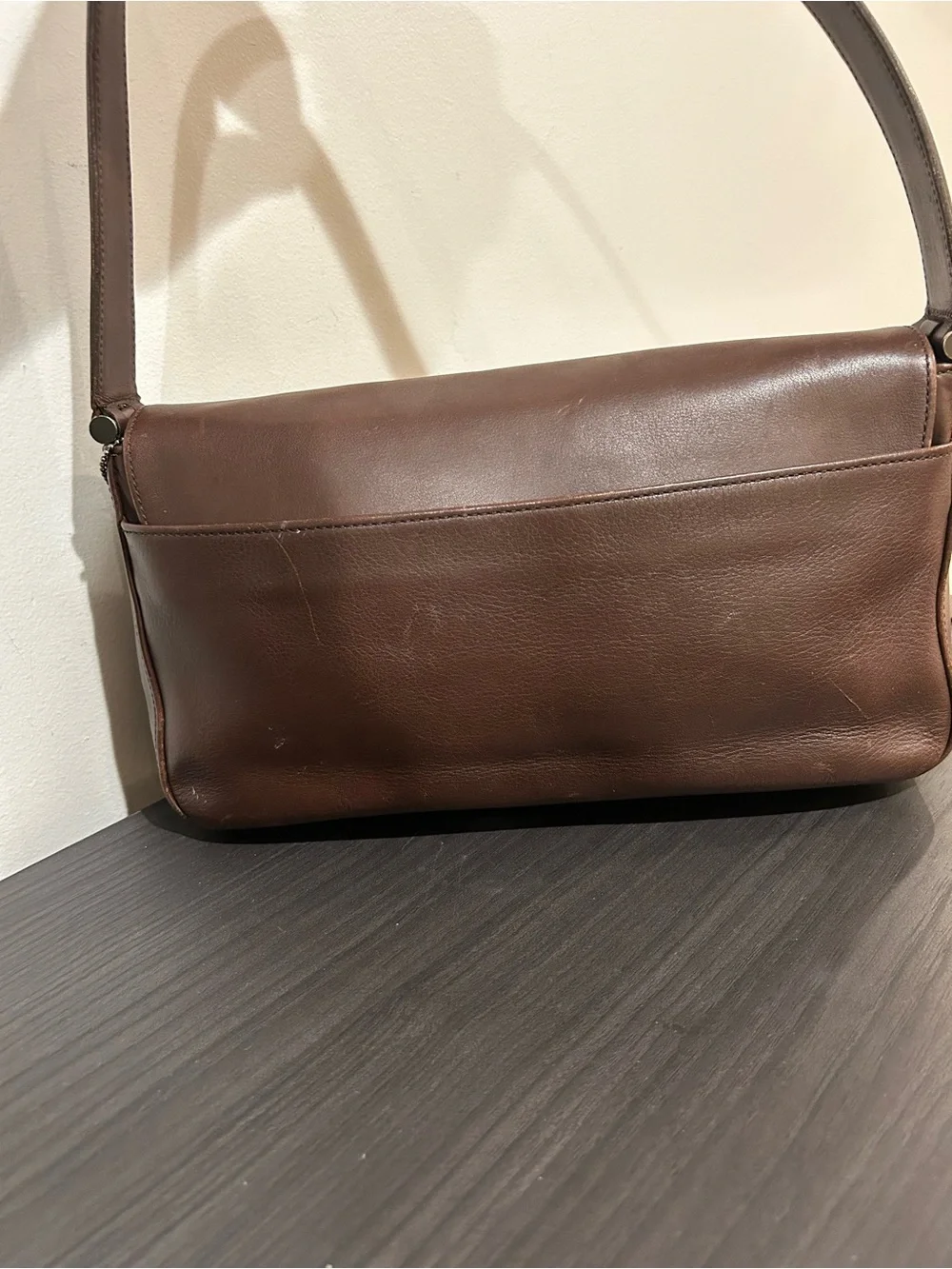 Coach Vintage Bag Whitney 9179 Brown Leather Shoulder Bag East West.